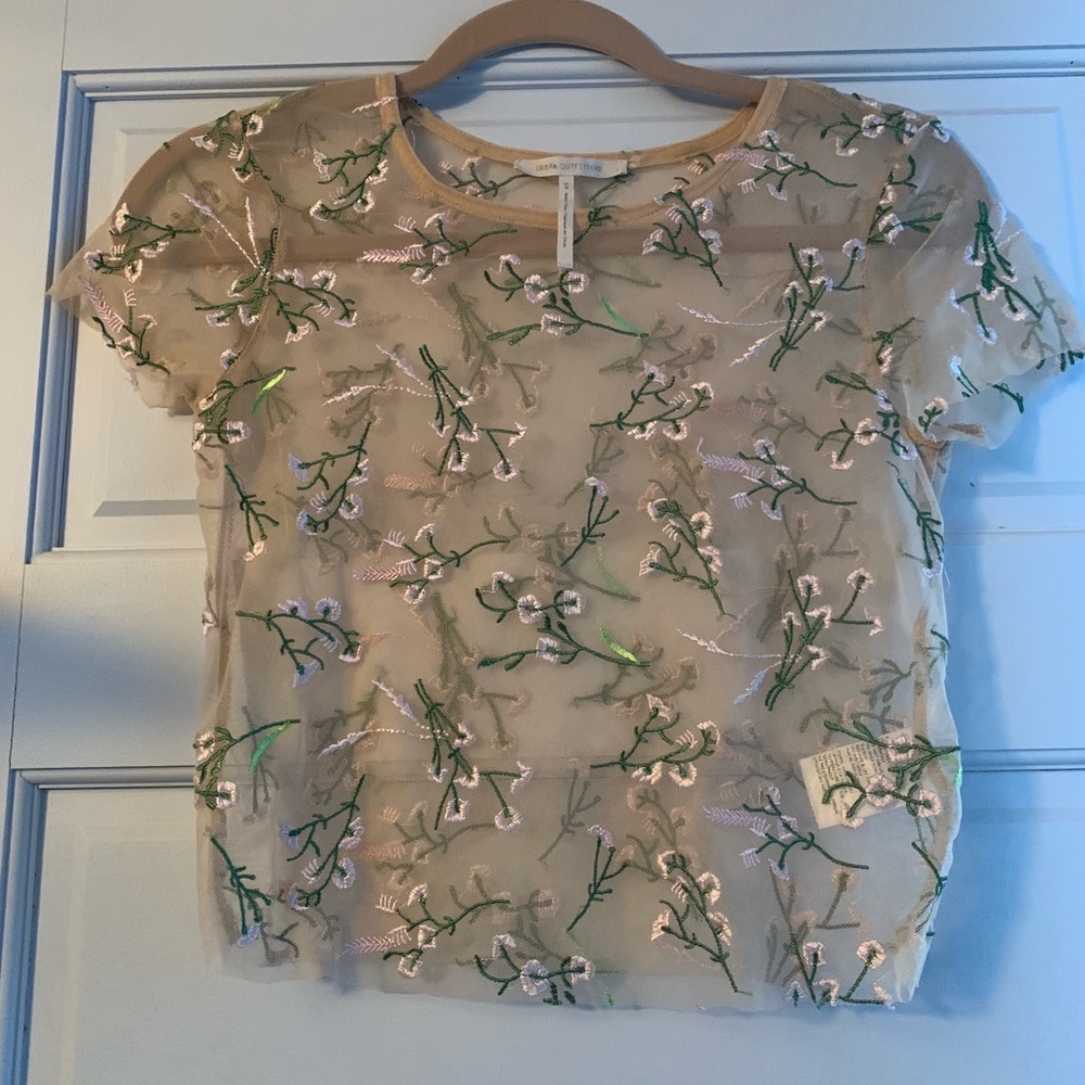 Urban Outfitters mesh crop top